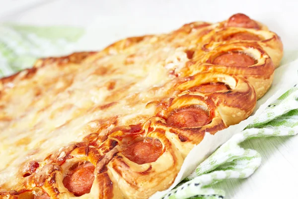 Homemade pizza — Stock Photo, Image