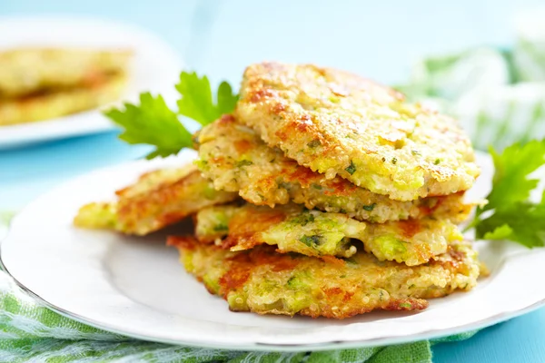 Vegetabiliska pannkakor — Stockfoto