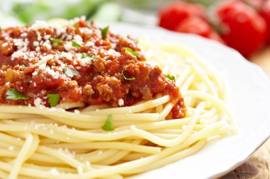 Spaghetti bolognese clipart