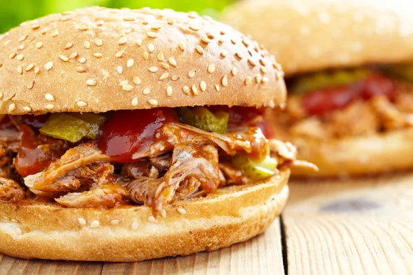 Сэндвич со свининой — стоковое фото
