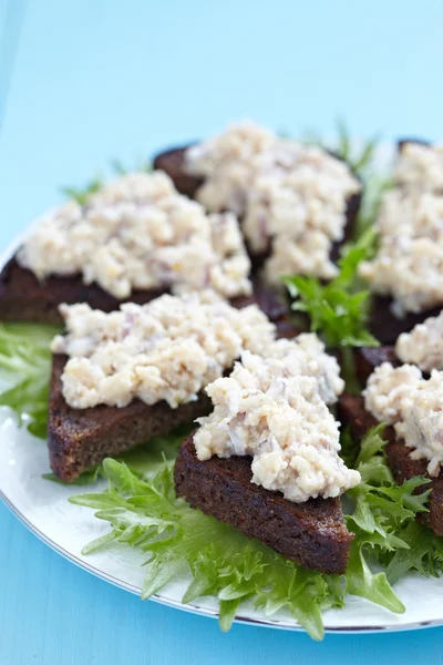 Jewish appetizer with herring — Stock Image Jewish appetizer with herring Stock Image