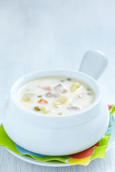 Chicken pot soup — Stock Image Chicken pot soup Royalty Free Stock Images
