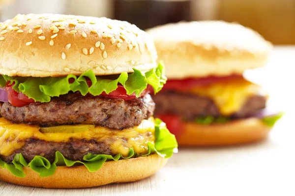 Klassieke hamburgers — Stockfoto