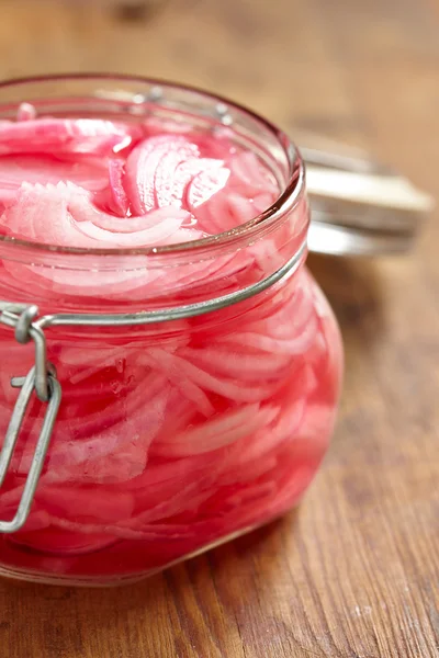 Pickled red onions — Stock Photo, Image