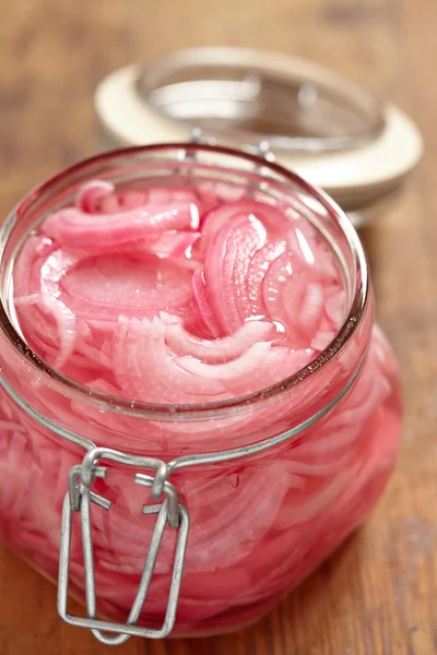 Pickled red onions — Stock Photo, Image
