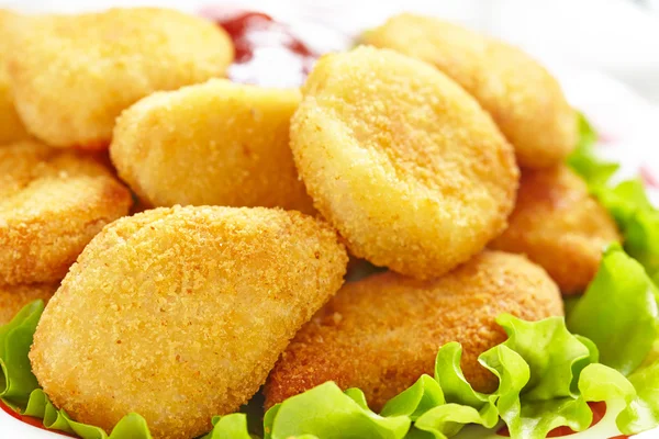 Nuggets z kurczaka — Zdjęcie stockowe