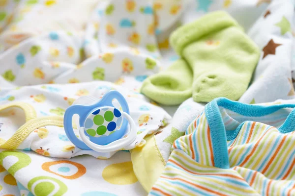 Layette for newborn baby boy — Stock Photo, Image