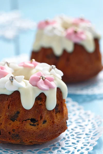 Ovocný koláč muffiny — Stock fotografie