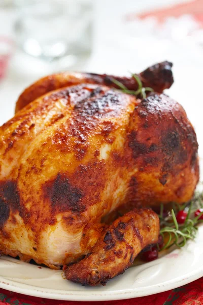 Volles gebratenes Hühnchen — Stockfoto