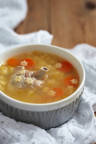 Sopa de frango — Fotografia de Stock