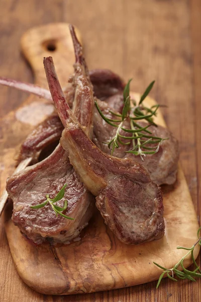 Roasted lamb chops — Stock Photo, Image