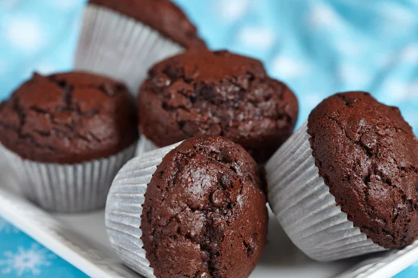 Muffins de chocolate — Fotografia de Stock