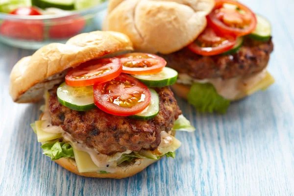 Fresh burgers — Stock Photo, Image