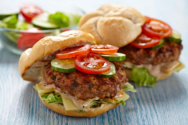 Fresh burgers — Stock Photo, Image