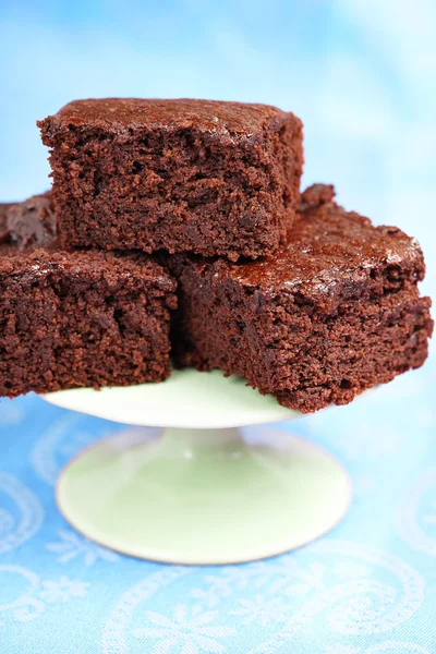 Heerlijke chocolade brownies — Stockfoto