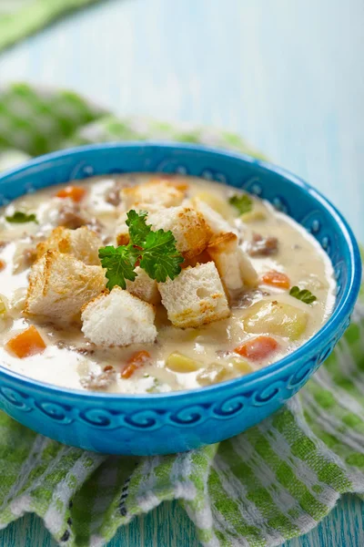 Kanapka zupa — Zdjęcie stockowe