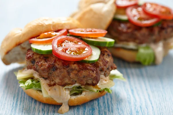 Fresh burgers — Stock Photo, Image