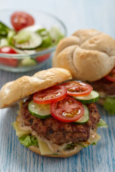 Burgers freschi — Foto Stock