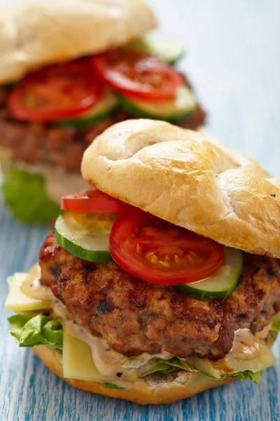 Fresh burgers — Stock Photo, Image