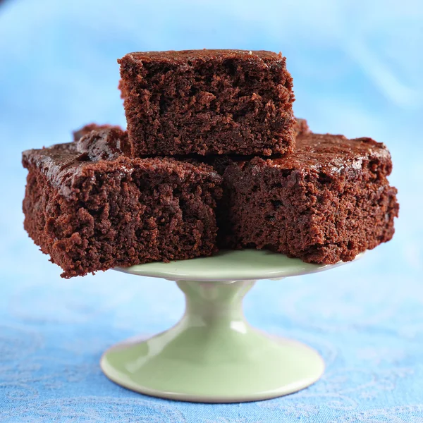 Delicious Chocolate Brownies — Stock Photo, Image