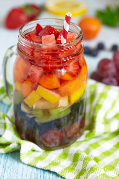 Rainbow sangria — Stock Photo, Image