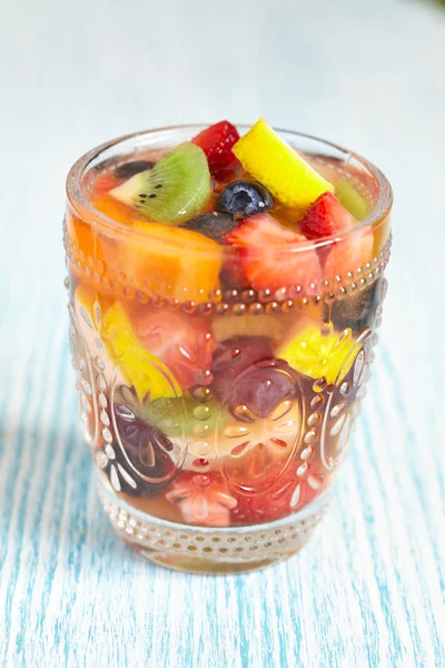 Rainbow sangria — Stock Photo, Image