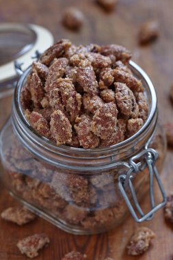 Candied almond and pecan clipart