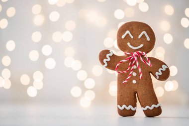 Tatlı zencefilli kurabiye adam.