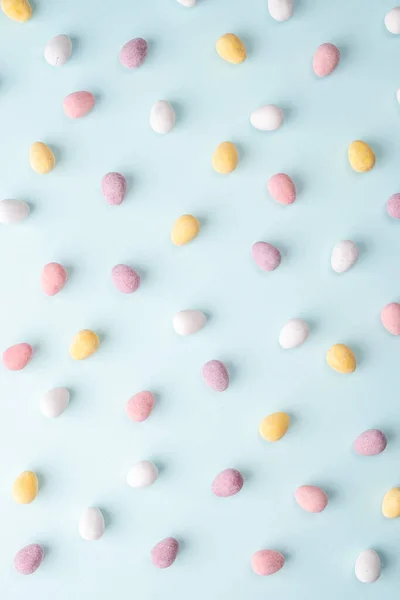 Happy Easter concept. Easter candy chocolate eggs — Stock Photo, Image