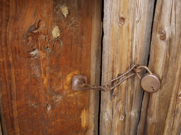 ล็อคประตูเก่า — ภาพถ่ายสต็อก