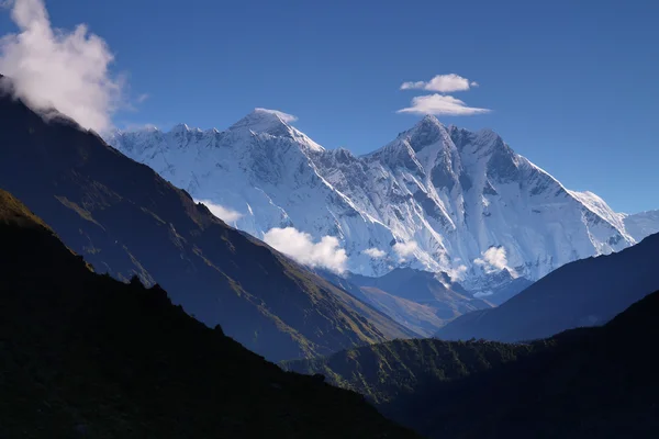 Monte Everest y Lhotse — Foto de Stock
