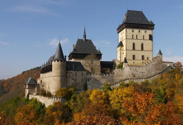 Castillo gótico Karlstejn Imagen De Stock