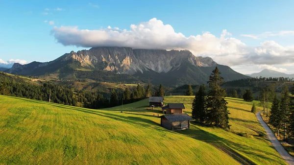 Mountain Peaks Italian Dolomites Alps Evening Light — Stockfoto