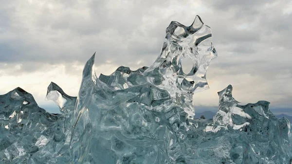 Ice Abstraction Iceland Nature Incroyable — Photo