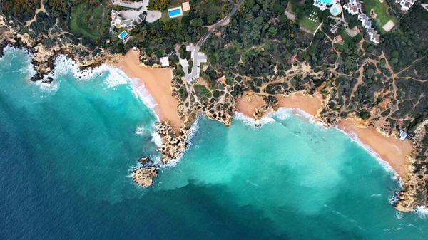 Удивительное Побережье Португальского Алгарве Абстрактный Образ Прекрасной Планеты Земля — стоковое фото