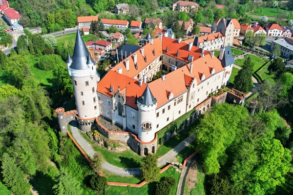 Romantisch Uitzicht Het Kasteel Van Bovenaf — Stockfoto