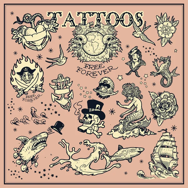 Tetoválások — Stock Fotó