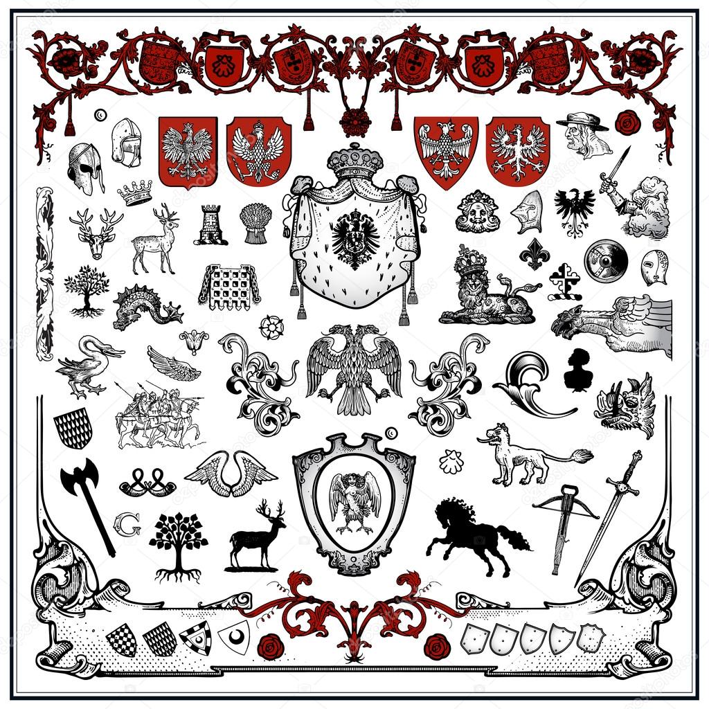 Heraldic elements