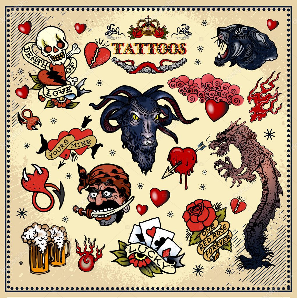 Tattoos Stock Vector by ©pathique 16474737