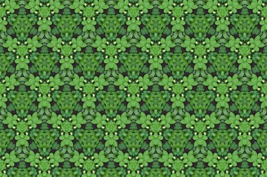 Ambalaj kağıdı, duvar kağıdı, tekstil ve yüzey tasarımı için eşsiz bir arkaplan. Yaratıcı, kusursuz desen. Kolaj.