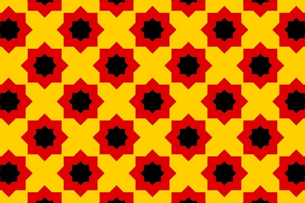 ドイツ国旗の色によるシンプルな幾何学模様 — ストック写真