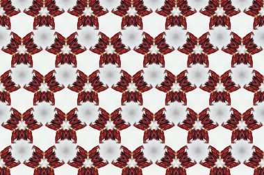 Ambalaj kağıdı, duvar kağıdı, tekstil ve yüzey tasarımı için eşsiz bir arkaplan. Yaratıcı, kusursuz desen. Kolaj.