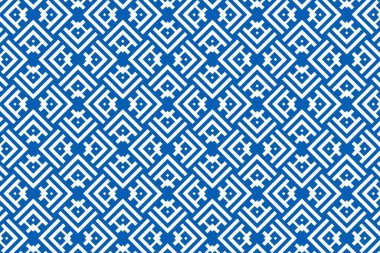 Yunanistan bayrağının renklerinde basit geometrik desen