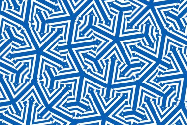 Yunanistan bayrağının renklerinde basit geometrik desen