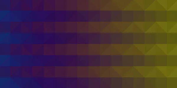 Fondo Generador Polígonos Bajos Azul Amarillo Abstracto Ilustración Pixelación Triangular — Foto de Stock