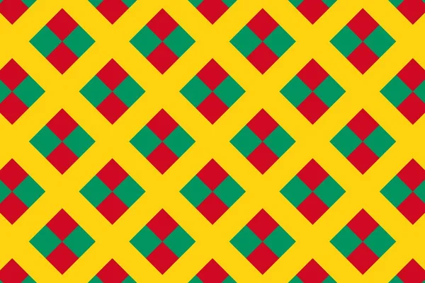 Simple Geometric Pattern Colors National Flag Guinea — Stock Photo, Image