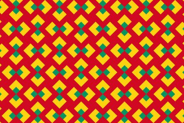 Gine bayrağının renklerinde basit geometrik desen