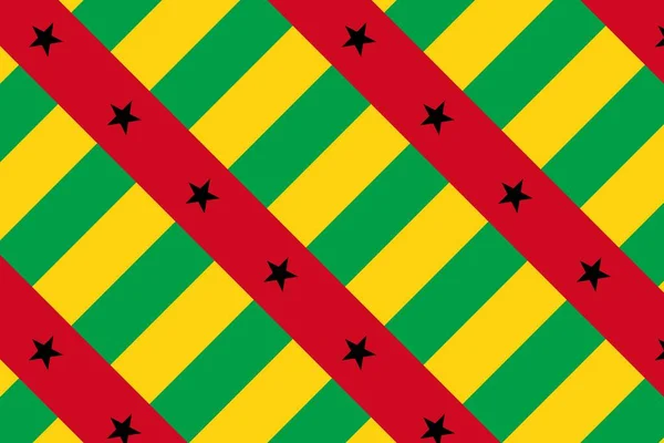 Padrão Geométrico Nas Cores Bandeira Nacional Guiné Bissau Cores Guiné — Fotografia de Stock