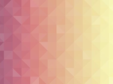 Soyut geometrik arkaplan. Üçgen pikselleme. Mozaik, pembe eğim.