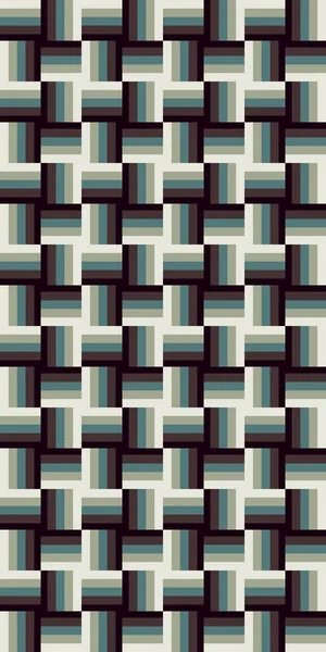 Jednoduchý Ornamentální Vzor Potisk Textilu Vzor Tkaniny Trellis Geometrický Vzorec — Stock fotografie